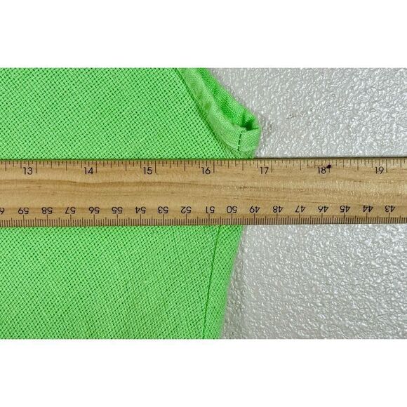 NWT Colette Mon Gilet 100% Linen Lightweight Green Raw Hem Dress Small - Picture 9 of 9